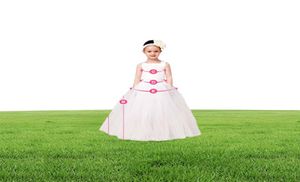 Lovely Black High Low Girls Pageant -klänningar med guld paljetter Tulle bollklänning Flower Girl Dresses For Wedding Baby Birthday Party Dr6845042