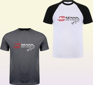 Ayrton T Shirt Men Short Sleeve Cotton Drive to Perfection T-shirt Top Tees Tshirts LH-1488486825