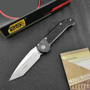 Ludt Gen III 135-1 Faca automática D2 Blade Aviation Aluminium Sobrevivência tática Campo de autodefesa Auto-Defense Knives EDC Tools