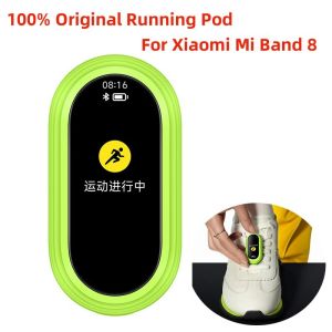 Acessórios para Xiaomi Mi Band 8 Running POD Protetive Watchband TPU Case nos sapatos Mi Band 8 Miband 8 Running Pods Holder