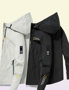 Национальная географическая куртка для мужчин 2021 дышащая водонепроницаемая ветрозащитная снежная снатываемая снежная снатываемость на открытом воздухе для похода поход.