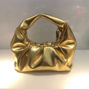 Designer -Tasche Nische Plissee Handtasche Weiche Lederhandtasche für Frauen