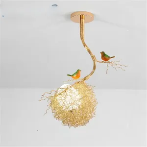 シャンデリア鳥の卵形のシャンデリア素朴な豪華な吊り下げ吊り下げミニマリストランプリビングルームダイニングテーブルキッチンアイランドロフトライト