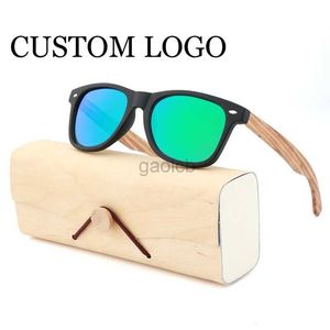 Sonnenbrille PC FeAMe Zebra Holzbeine Kinder Sonnenbrillen Polarisierte Brille für Frauen Männer UV 400 Design Vintage Trends Retro Custom 24412