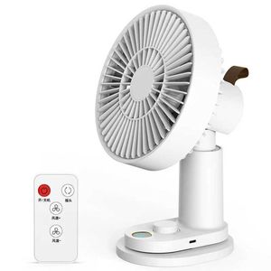 Electric Fans USB Rechargeable Portable Desk Fan Folding Cooling Fan Outdoor Camping Mini Floor Fan 4000mAh Home Office Silent Fan with Clip