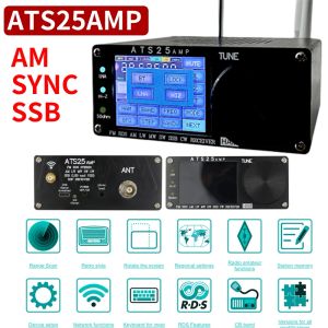 Rádio ATS25amp FullBand Radio Firmwa 4.17 RDS Rádio portátil portátil Short Wave com Spectrum Scanning Network WiFi Configuração DSP Receptor