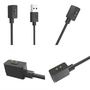 Cabo de carregamento USB magnético de 1m para Xiaomi Mi Band 8 Pro /8 Redmi Band 2 USB Charger Line 2pin Adaptadores de potência de carregamento rápido