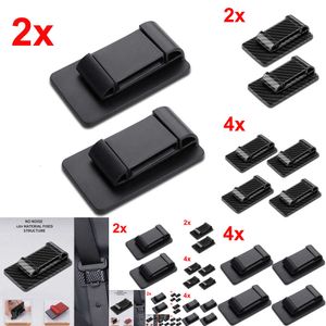 New 2024 Auto Electronics 2/4Pcs Seat Belt Holder Stabilizer Fastener Style For VW BMW KIA Honda Nissan Hyundai Universal Car Interior Accessories