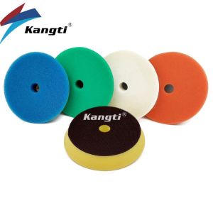 3"(80mm)/5"(125mm)/6"(150mm) Car Spong Buffing Polishing Pad Flat Polisher Pad Removes Scratche For DA/RO/GA Car Buffer Polisher