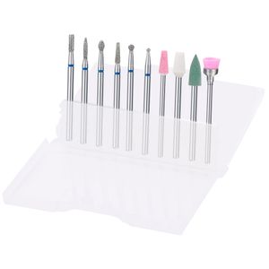 Punti per perforazione per unghie CMCP File di fresate set di file art Strumenti per unghie smalto per manicure pezzi di testa rotativa per accessori per cuticole