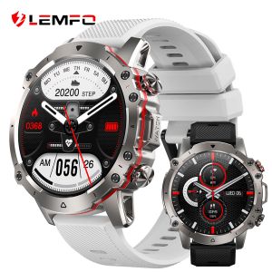 Watches Lemfo 110+ Sports Mode Falcon Smartwatch 7 Days Battery Life Bluetooth Call Military Smart Watches for Men Waterproof 360*360 HD