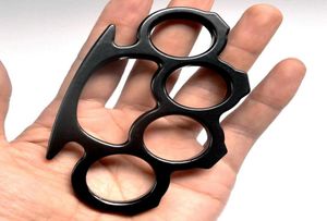 New Gilded Thick 13mm Steel Brass Knuckle Duster Color Black Plating Silver Hand Tool Clutch High Quality 1703 Z23194195