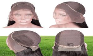 Spets främre mänskliga hår peruker PRECLED 13x4 Brasilian HD Frontal Straight Spets Front Wig Human Hair Wigs Glueless Full Lace Wigs9815809