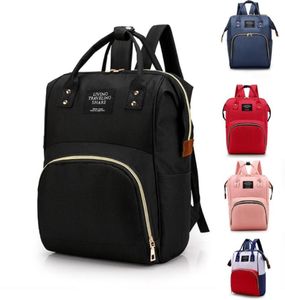 Wickelbeutel Fashion Mumie Mutterschaft Windel Bag Marke große Kapazität Baby Reise -Rucksack Designer Krankenpflege für Care1186062