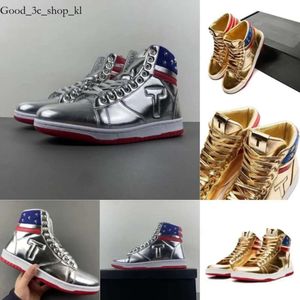 T Trump Scarpe Basketball Casual Shoes High Tops Designer Silver Gold Custom Men Walk Hike Sneaker Sport Sport Lace-Up Summer 312 Trump Shoe