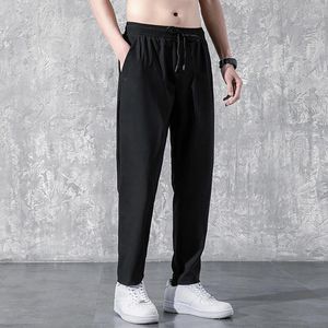 Pantaloni da uomo in forma per pantaloni della tuta estiva uomo pantaloni da jogging per la corsa allenamento di allenamento fitness streetwear largo