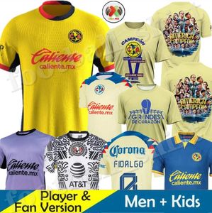 3XL 4XL 2024 Club America Soccer Jerseys Henry J.Quinones D.Valdes 3番目のA. Zendejas Fidalgo 23 24ホームアウェイサードマイロファンプレーヤーバージョンバージョンキットキット