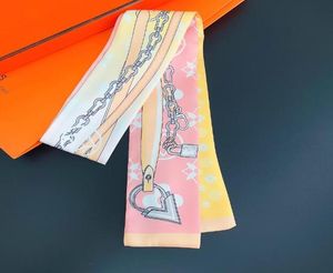 23style Fashion Designer Letters Bags Scraf Silk Scarves Women Handle Bag Bandanas Luggage Muffler France Wallet Purse Handbag Par1197651
