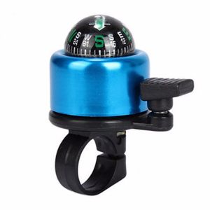 Aluminum Alloy Compass Bicycle Bell Loud Sound Bike Handlebar Metal Ring Environmental Cycling Horn Riding Equipment Decoration