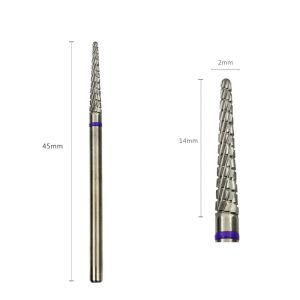 Hytoos Carbid Nagelhaut sauberer Nagel Bitkegel Nagel Bohrer Bits Elektrische Schleifburr Maniküre Drills Nägelzubehör Werkzeuge