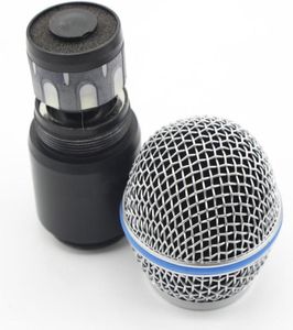 Grade de microfone com malha de cabeça de bola de substituição de cápsula para SLX PGX System sem fio Beta58 transmissor de mão 8389416