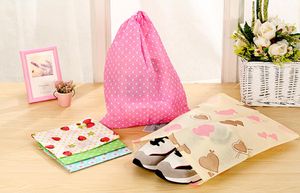 Shoe Drawstring Travel clothes makeup Storage Shoe Dustproof Tote Dust Bag Storage bags nonwoven fabrics 1437x1082 inch5356617