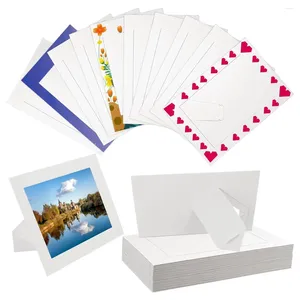 Frames 30 Pack Paper Picture For 4 X 6Inch Pos Standing White Cardboard Po With Easel DIY Crafts Frame