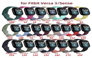 Für Fitbit Vers 3 Versa Versa Watchband -Gurt für Versa versa Versa 4 Fitbit Sense Bracelet Band Smart Watch Sport Ersatz Wristban7876579