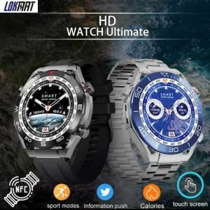 Watches 2024 for Huawei Xiaomi Ultimate New Smart Watch Men NFC ECG+PPG BluetoothコールGPSモーショントラッカーコンパスSK4ブレスレットビジネス