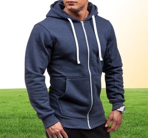 Spring Fall Male Cardigan Full Zip Hoodie Long Sleeve Hooded Sweatshirt Tech Fleece Plus Size Coat Jacket Warm Jumper Outwear6385999