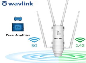 wavlink屋外wifiレンジエクステンダーワイヤレスアクセスポイントデュアルバンド24G5GHzハイパワーWiFiルーターレピーター信号ブースターPOE 23504451