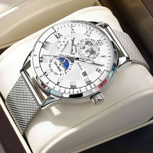Relógio masculino de designer de moda Business Business Business Glow-in-the-escarl Watch