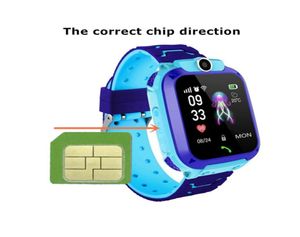 Children039s Smart Watch Phoplep Sos Watch SmartWatch For Kids With SIM Card PO Impermeável IP67 Presente para crianças para iOS Android18013842625