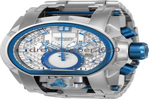 Invincible Watch Model25211 Reserve Bolt Zeus Men Schweizer Edelstahl mit zwei Zifferblättern 52 -mm -Männer Quarz Uhren 4530116