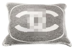 織られたジャック装備の小さな香りC Cshaped Cushion Sofa Wool Nordic Home Pillow Cover Knitting1681787