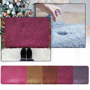 Dywany Doormat Outdoor Wejście do dywanu wewnętrznej drzwi przednie ciepła matowa podłogowa jagnięcy salon - 40x60 cm