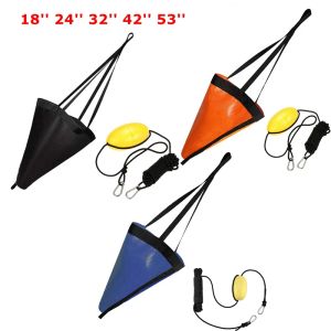 Båtar 18/32/42/53 '' Sea Drogue Anchor Float Marine Kayak Drift Rowing Boat Fishing Brake Lifebåt Ankare Yacht Traction Rope Buoy Ball