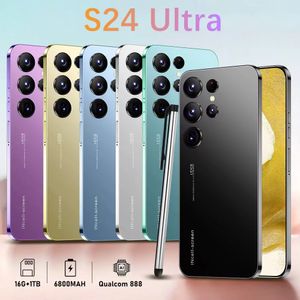 S24 Ultra 5G Cep Telefonları Telefonun Kilidi 6.8 Ultra S23 Ultra Telefon 13MP Kamera Android S24 Ultra Akıllı Telefon GPS Kilidi Açılmış 16GB RAM 1 TB Yüz Touch Tanıma