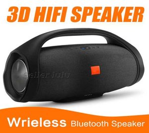 Güzel Ses Boombox Bluetooth Hoparlör Stere 3D HIFI Subwoofer Eller Açık Mekan Taşınabilir Stereo Subwoofers Perakende Kutu54314124183376