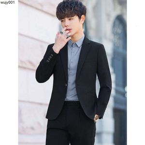 Versione casual Trendy Slim Fit e Design Sense Professional Set full Set Mens Suit