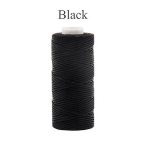 50M 0.8mm Flat Waxed Sewing Line Thread For Leather Waxed Cord For Diy Handicraft Tool Hand Stitching