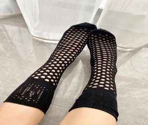 Designer Net Cotton Hosiery Socks Stockings for Women Fashion Ladies Girls Letter Sock Stocking2084266706264