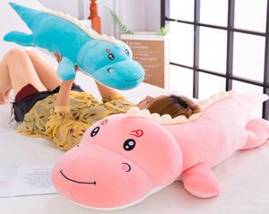 Yeni büyük boyut 50150cm peluş oyuncaklar uzun güzel dinozor bebek karikatür hayvan doldurulmuş yumuşak yastık çocuklar doğum günü Noel Yeni Yıl GIF2550872