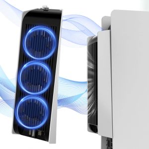 Fans Efficient Cooling Fan For PS5 Game Console Radiators With 3 External Fan Cooler System Station For Sony Playstation 5 Console