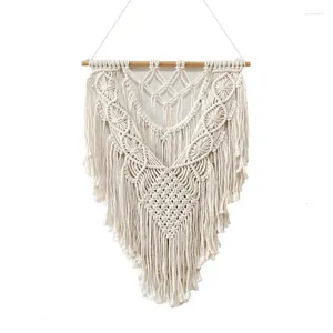 Tapisserier Macrame Tapestry Tassel Bohemian Handgjorda prydnadsskolor sovrum lägenhet sovsal dekoration