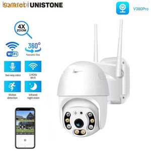 PTZ -kameror Saikiot V380 Pro Security Camera 1080p 3MP WiFi PTZ Dual Light Monitoring Camera Outdoor Wireless WiFi Intelligent Network Camera V380 C240412