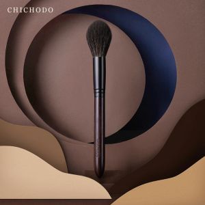 Kits CHICHODO Makeup BrushInk Painting Series Top Animal Hair Make Up BrushesGoat Hair Highlighter BrushCosmetic ToolsFacialJ302