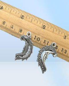 Lot 100pcs God Moon Face Alloy Charms Pendants Retro Jewelry Making DIY Keychain Ancient Silver Pendant For Bracelet Earrings 28x14698539