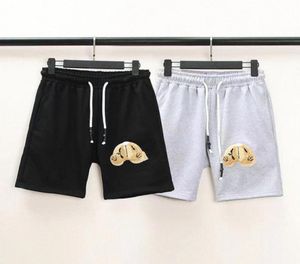 Мода Palm Bear Mens Short Bear Shorts Углы печати рассыпание.