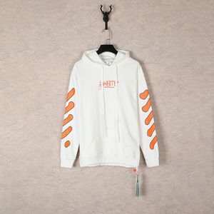 Yeni Erkek Tasarımcı Hoodies Yüksek Kaliteli Terry Pamuk Sweatshirt Kapalı Turuncu Hız Yumruları Oklar Moda Sokak Giysileri Aşıklar Mektup Drawstring Sulağı